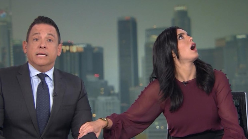 Terremoto en California sorprendió a conductores en pleno noticiero en vivo: así reaccionaron