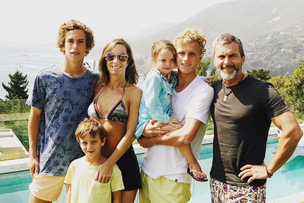 Diana Bolocco y su familia