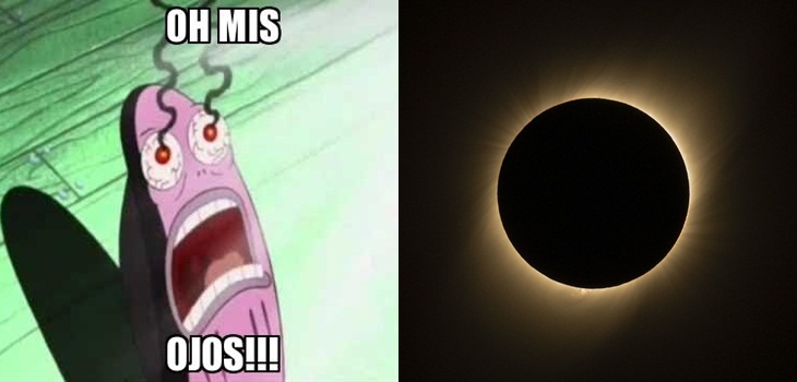 eclipse solar total desató ola de memes en redes sociales