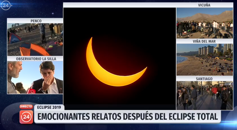 Ministro de Ciencia se emocionó en medio del eclipse y lanzó sentida reflexión
