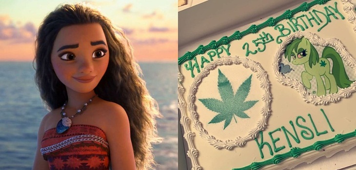 Madre quiso sorprender a su hija con torta de 'Moana' pero en la pastelería entendieron 'marihuana'
