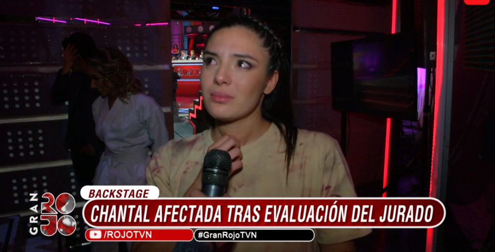 Chantal Gayoso se desahogó en backstage de Rojo tras criticada presentación: 