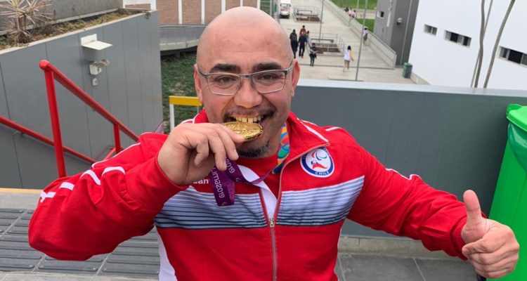 El 11 para Chile: Juan Carlos Garrido brilló y ganó el oro en los Parapanamericanos