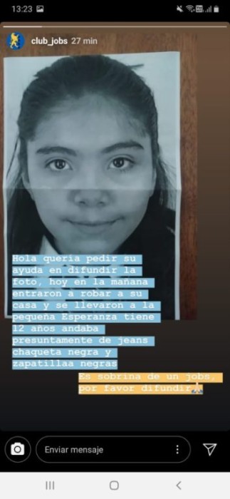 Buscan a niña de 11 años que desapareció desde su casa en Arica