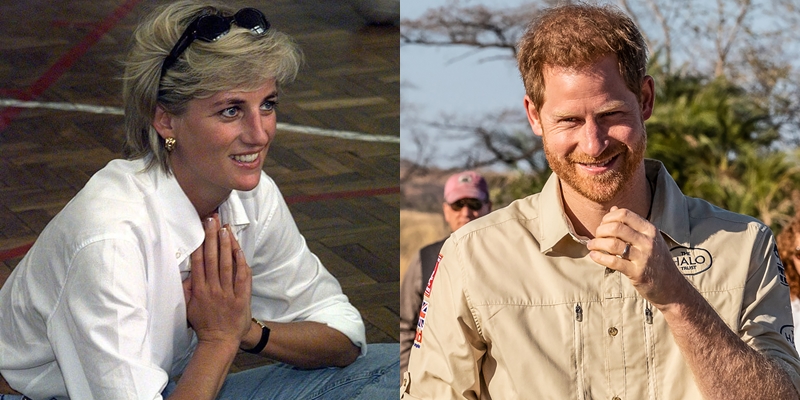 Fotografían a príncipe Harrry en campo minado y captura es idéntica a la de su madre Diana en 1997