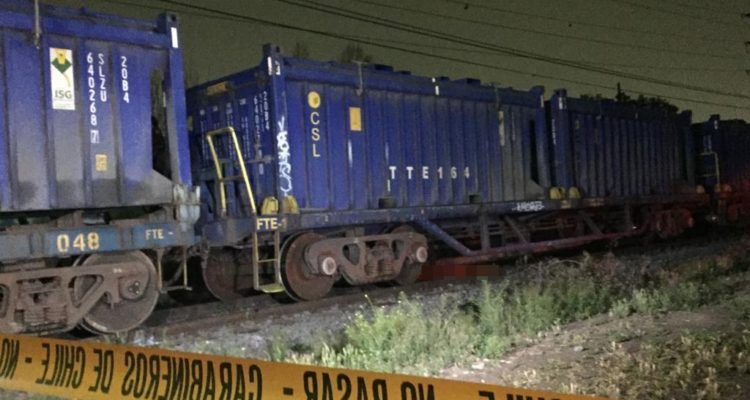 Hombre murió arrollado por un tren en Renca: estaba tendido en la vía férrea con su bicicleta