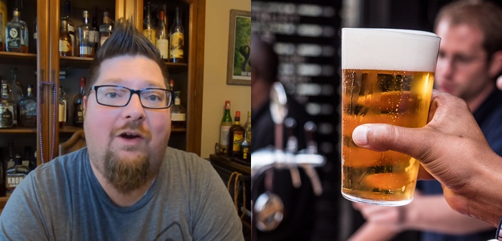Hombre bajó 20 kilos tras beber cerveza por 45 días