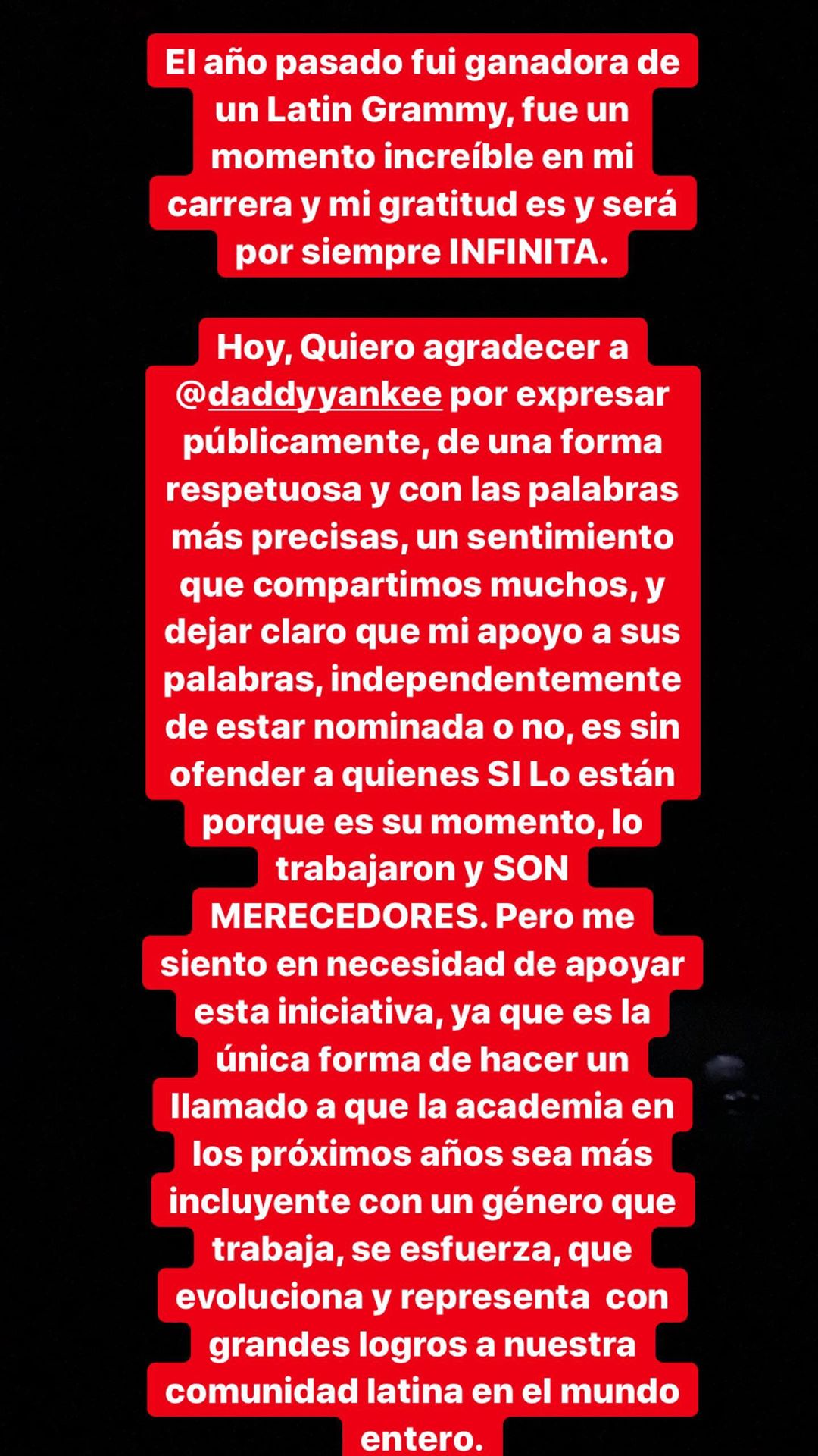 Karol G y Anuel apoyaron a Daddy Yankee