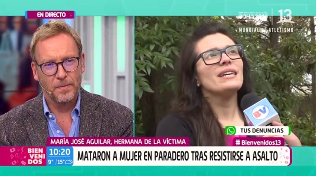 mujer murio apunalada en paradero