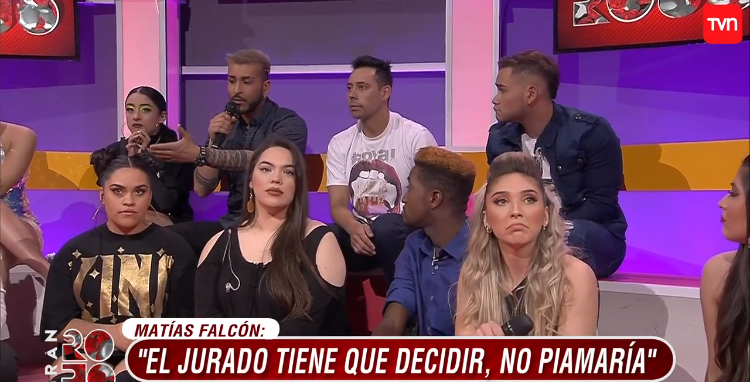 La discusión entre Piamaría y Matías Falcón en Rojo luego que cantante defendiera a Pablo Ñancucheo