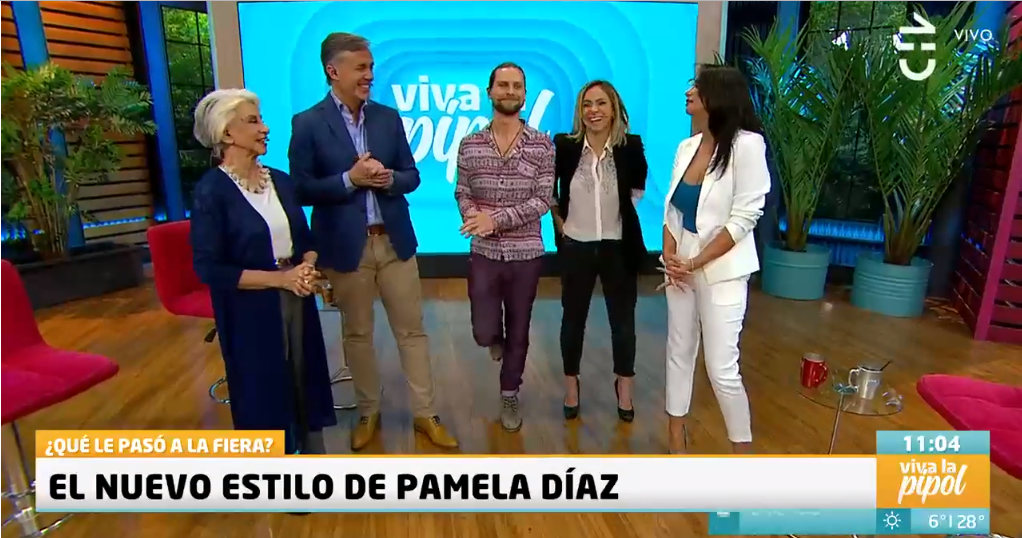 Look de Pamela Díaz en Viva la pipol