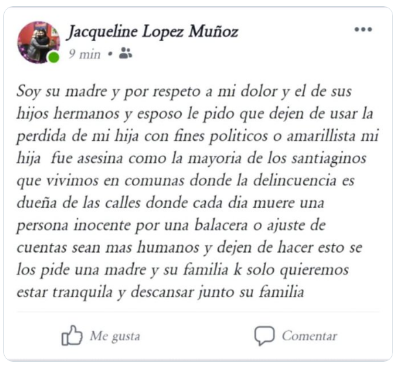 Madre de Valeska Carmona