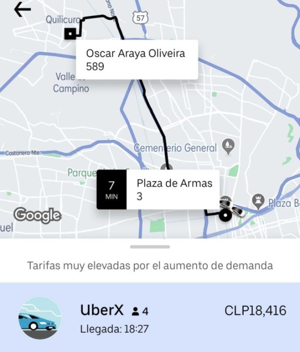 Captura Uber