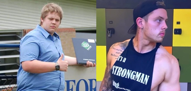 El radical cambio de joven tras sufrir decepción amorosa: perdió 60 kg y promueve la vida saludable