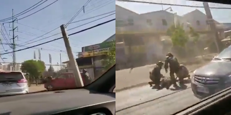 Video muestra atropello de carabinero en Macul: autor del hecho escapó