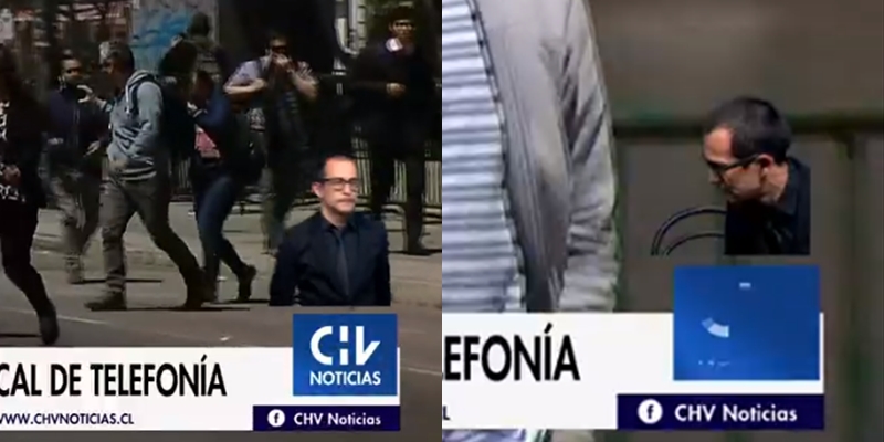 Intérprete de lengua de señas se fue en medio de transmisión en CHV