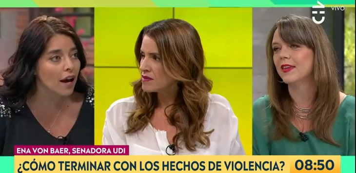 El tenso momento entre Bessy Gallardo y Ena von Baer por los DDHH: 