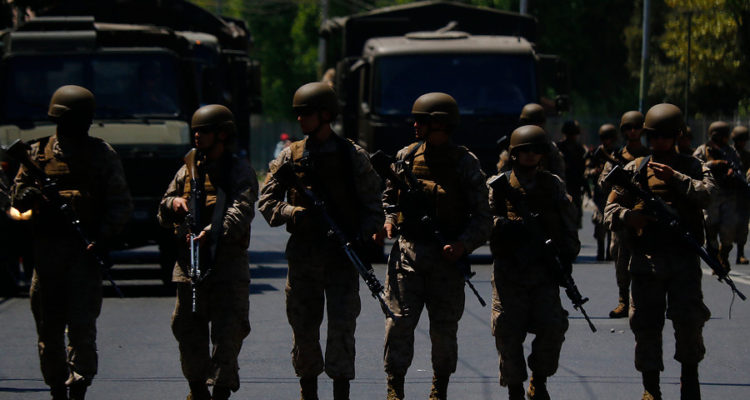 Militares en Valparaíso