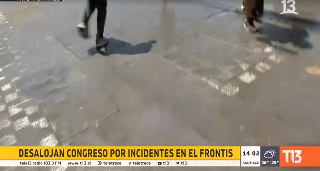 camarógrafo afectado de T13