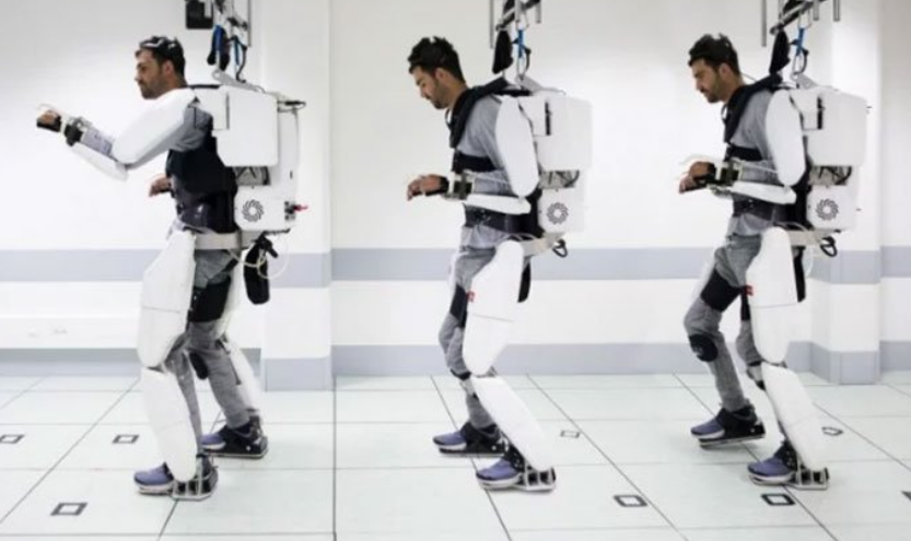 Hombre tetrapléjico logró caminar gracias a un exoesqueleto conectado a su cerebro