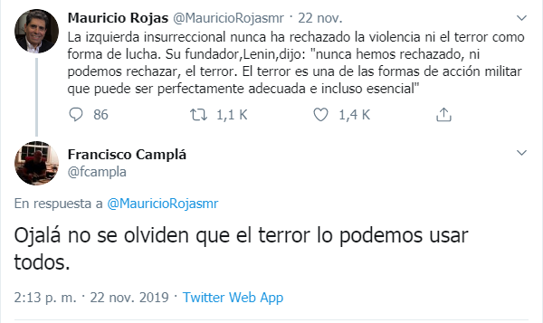 Los tuiteos y las pinturas del artista visual detenido por disparo en Portal La Dehesa