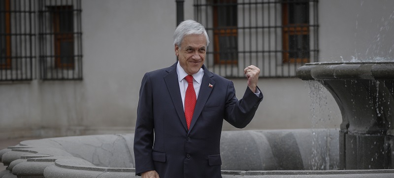 La criticada acción de Piñera mientras en Plaza Italia miles marchaban: