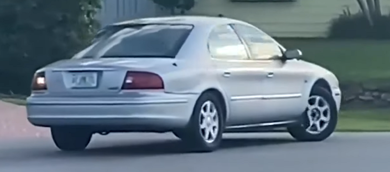 Captan a perro dando vuelta en círculos en un auto de Florida