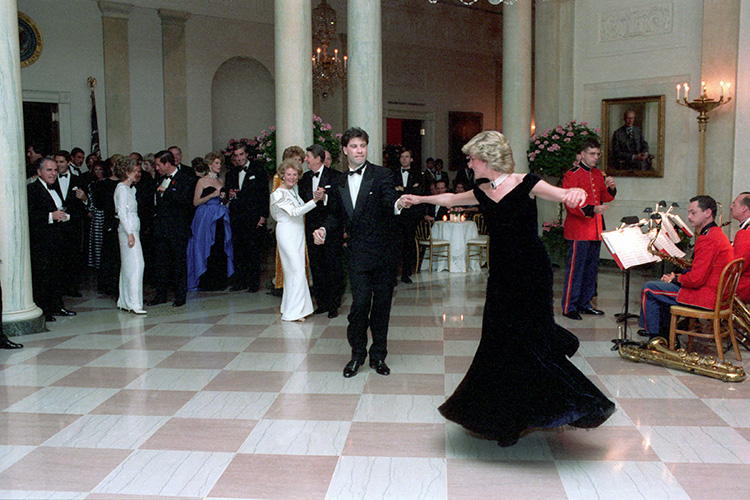 El detalle "secreto" sobre el íconico vestido que usó Lady Di cuando bailó con John Travolta