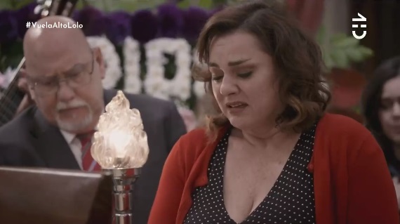 maruca se desmayó en funeral de la Lolo