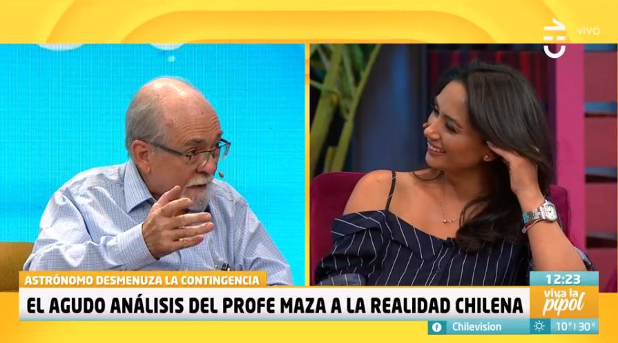 Viva la Pipol: Pamela Díaz sacó risas con "desconcertante" pregunta a José Maza sobre los planetas 