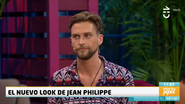Jean-Philippe Cretton estrenó radical cambio de look en Viva la Pipol: se despidió de su pelo largo