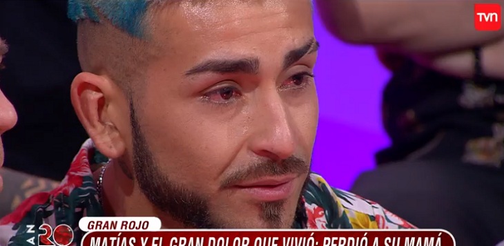 Matías Falcón se emocionó hasta las lágrimas al recordar a su madre fallecida en el 'Gran Rojo'