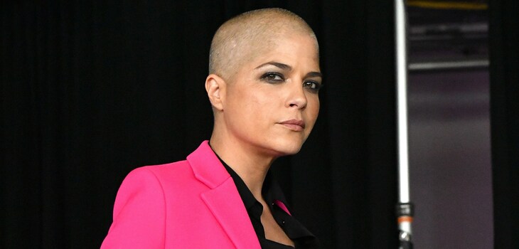 Selma Blair y su cabello luego de la quimioterapia
