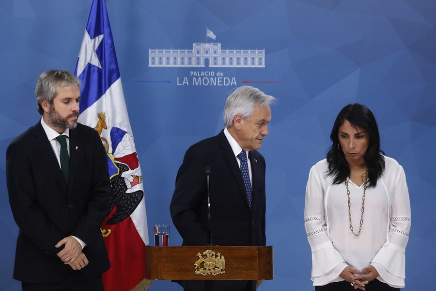 Piñera, Blumel y Karla Rubilar