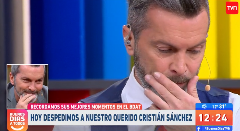 Cristian Sánchez se despidió de Buenos días a todos