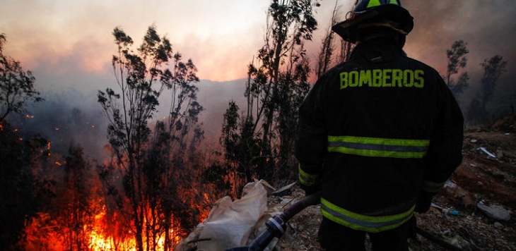 incendio cerro rocuant y san roque en valparaiso