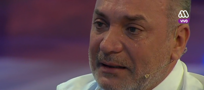 Luis Jara llorando en Mucho Gusto