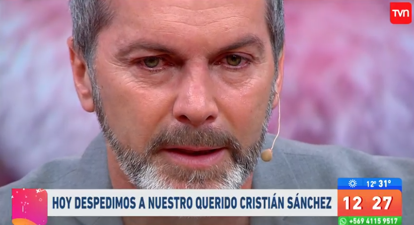Cristián Sánchez se despide de Buenos días a todos