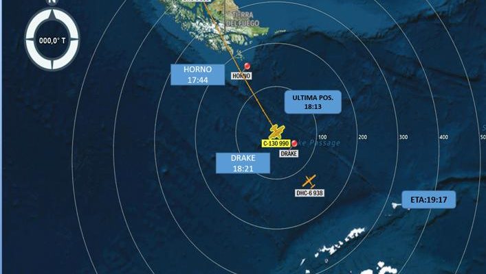 Reportan que avión Hércules de la FACH con 38 personas a bordo está desaparecido en la Antártica