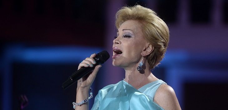 Paloma San Basilio y el parecido de su vestido con el de