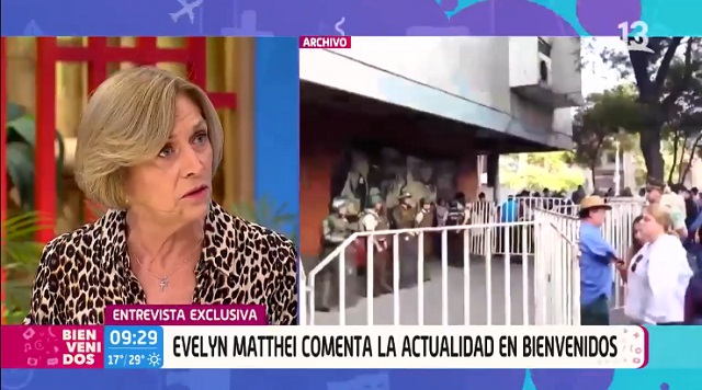evelyn matthei y round con argandoña