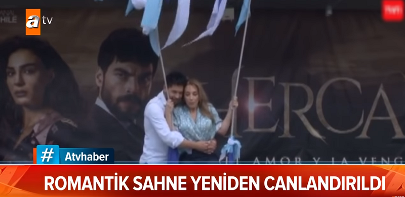 la aparición de Gino Costa y Karen Doggenweiler en la televisión turca