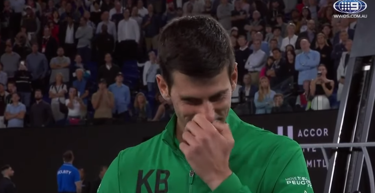 La pregunta sobre Kobe Bryant que descolocó a Novak Djokovic