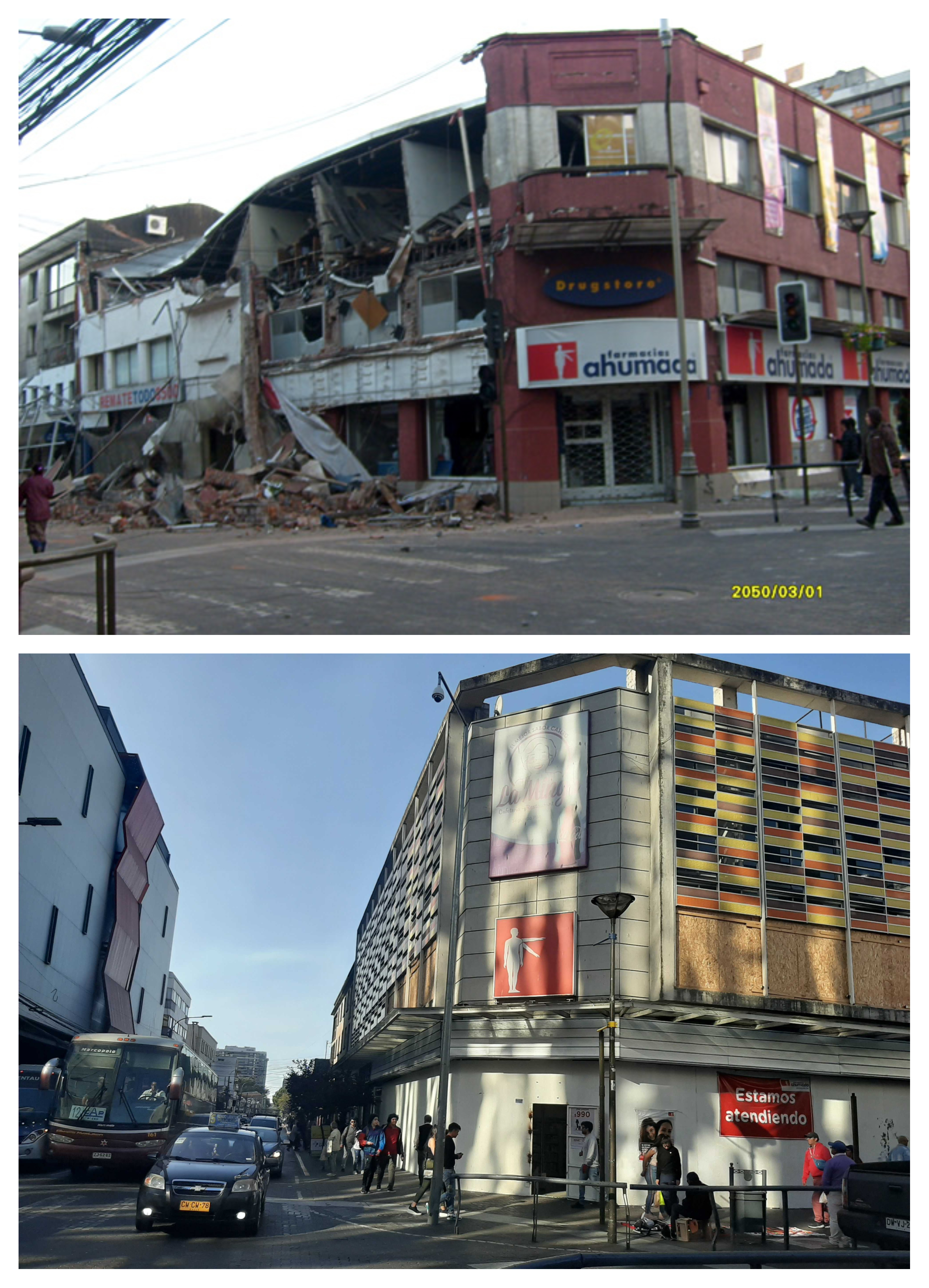 Foto 2010: Eduardo Muñoz | Foto 2020: Página 7