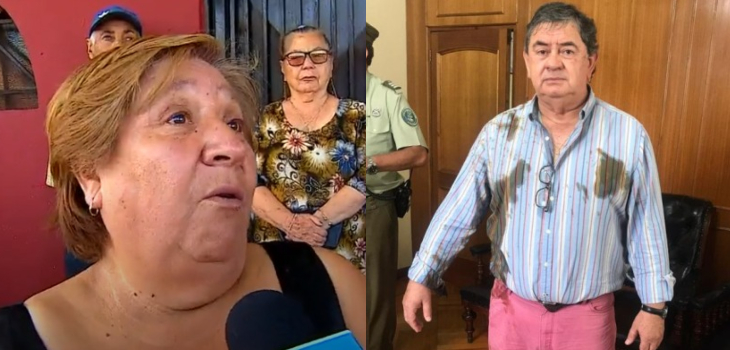 Mujer que le lanzó excremento a concejal de Talca explicó el episodio: 