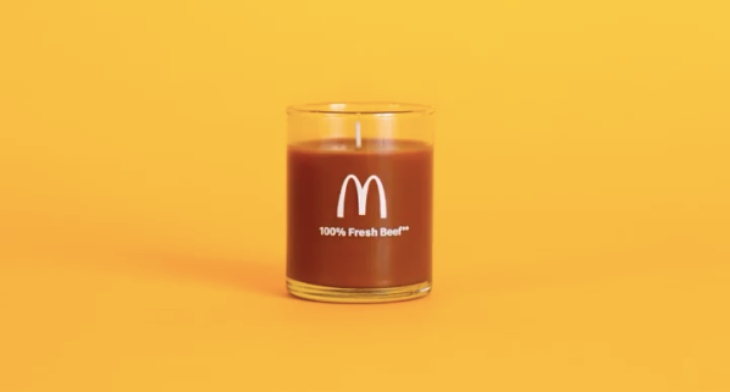 Velas con aroma a Cuarto de Libra, el nuevo producto de McDonald's