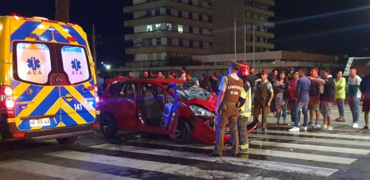 Conductor ebrio atropella a familia en Arica: matrimonio murió e hija menor de edad está grave