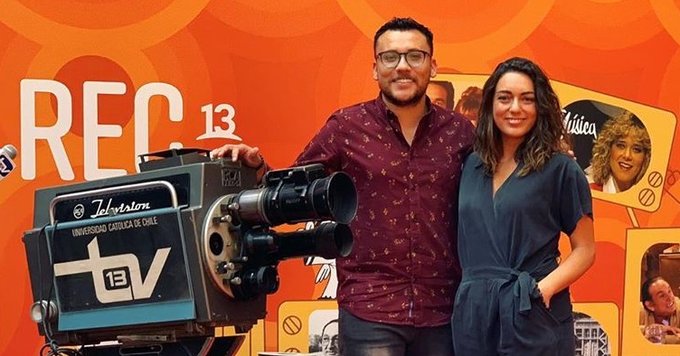 Max Collao y Clarisa Muñoz llegan juntos a Canal 13