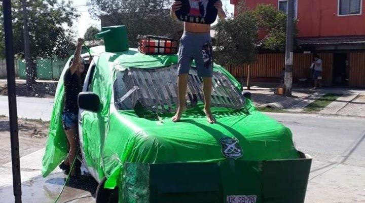 Niño celebró cumpleaños con temática “primera línea” y registros son virales: abrió profundo debate