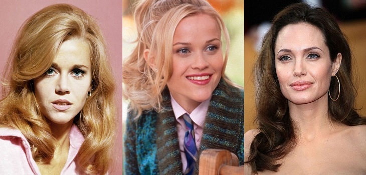 jane fonda, resee whiterspoon y angelina jolie